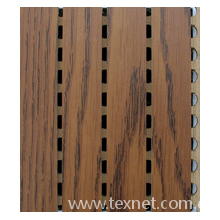 广州坤耐建材布业分公司-木质吸音板/槽木孔木木丝板